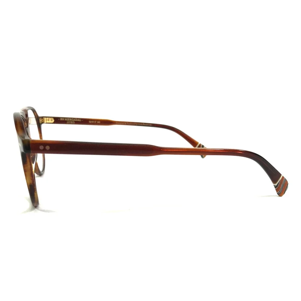 Etnia Barcelona Eyeglasses Frames ES MERCADAL HVRD Havana Red Aviator 52-17-145